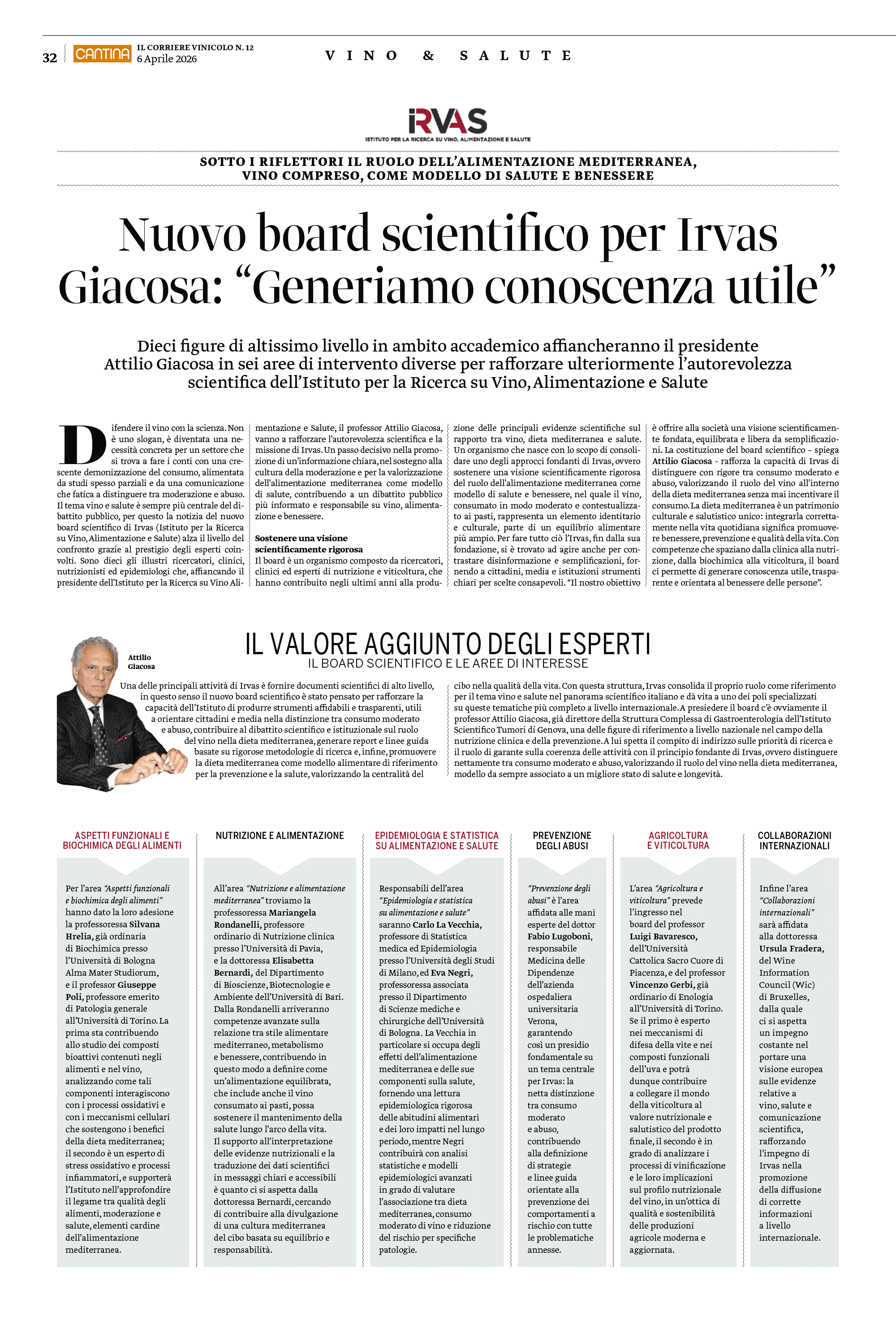 Pagina dell'articolo'